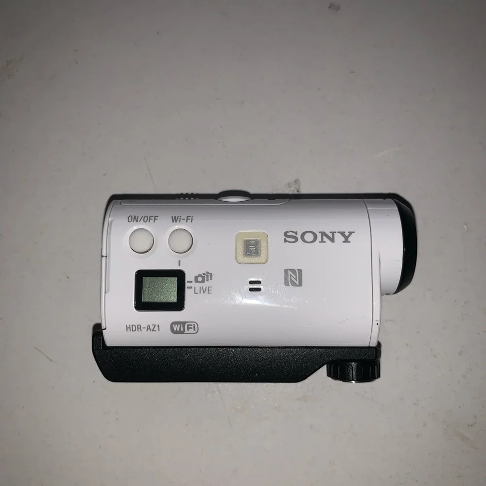 Sony White Splashproof Action Camera